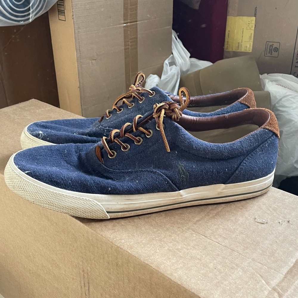 Polo Ralph Lauren size 14 blue sneaker
